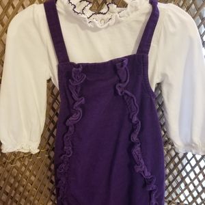 Chaps Toddler Girls Corduroy Dress sz 18 months